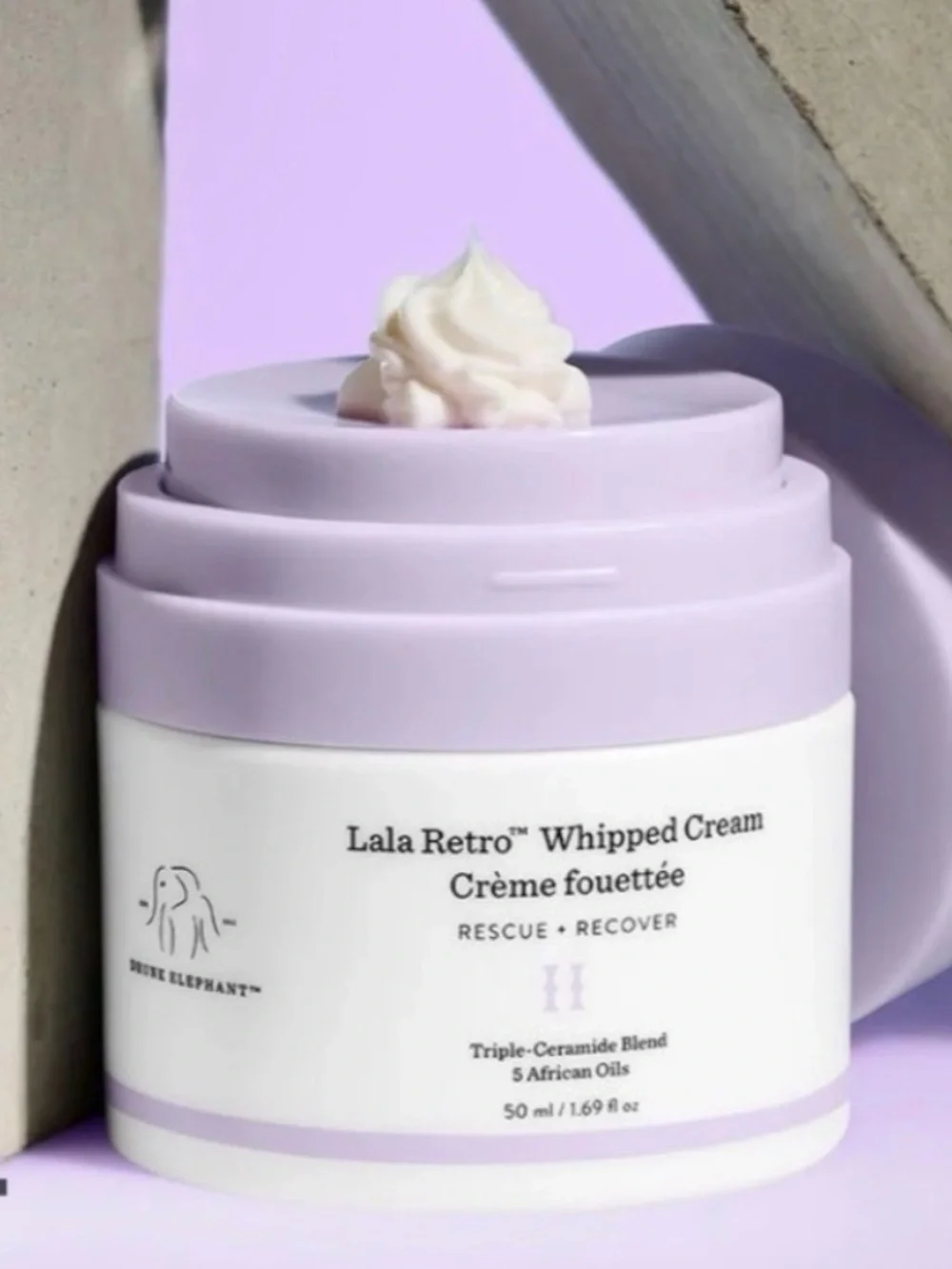Drunk Elephant Lala Retro Whipped Cream Rescue Cream, 1.69 oz/50ml